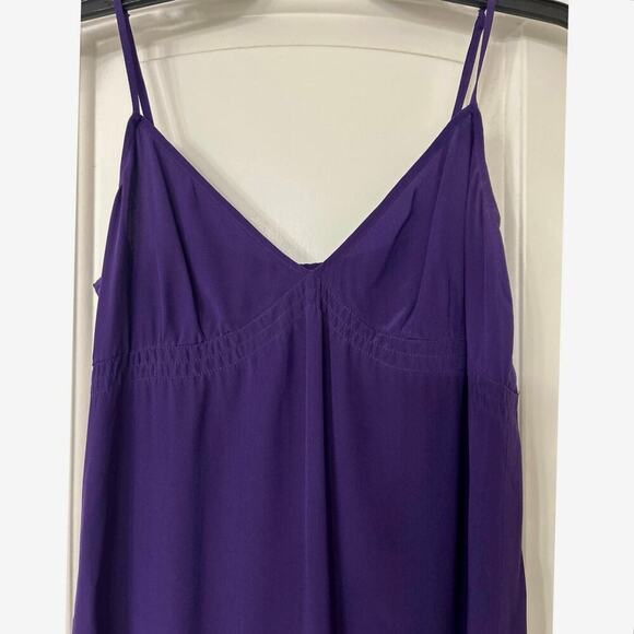 Twelfth Street By Cynthia Vincent Y2K Silk Slip Dress Purple Jewel Tone Small - Picture 3 of 11